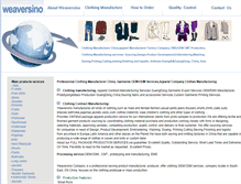 Tablet Screenshot of china-clothing-manufacturer.org